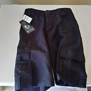 Burnside Kids Black Cargo Shorts Size - 10/12 Boys
